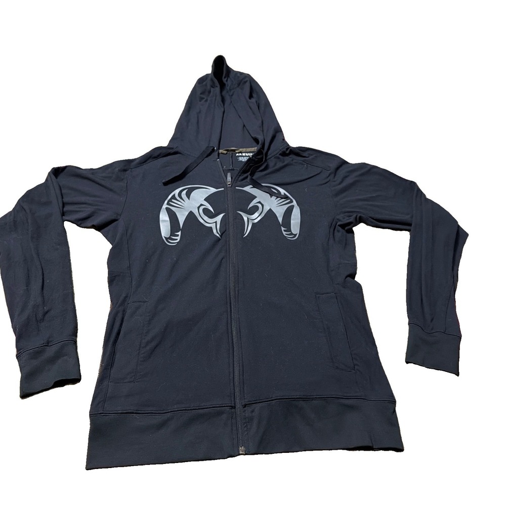 KUIU women's L black zip up Hooded sweatshirt Hoodie hunting outdoor performance